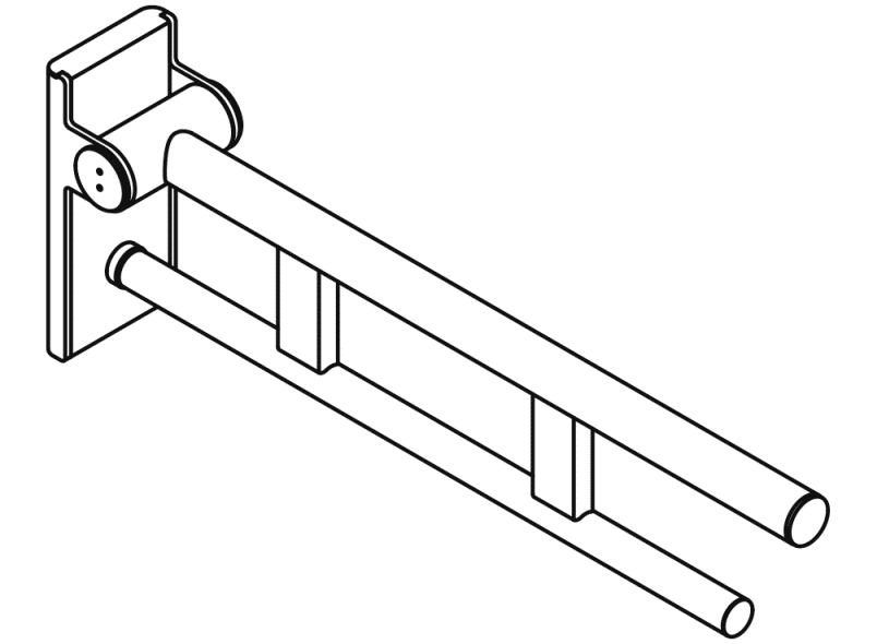 HEWI Slá LYFTI DUO Svört 900.50.10160 900 Línan - Image 4