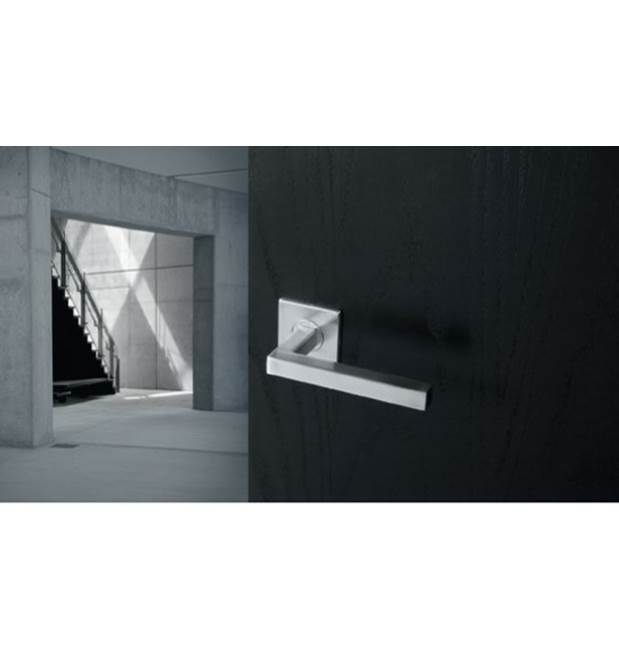 FROST Hurðarh Kube 1001 Ryðfr Burstað KANTAÐUR f.ASSA og Þýskar læsingar - Image 3