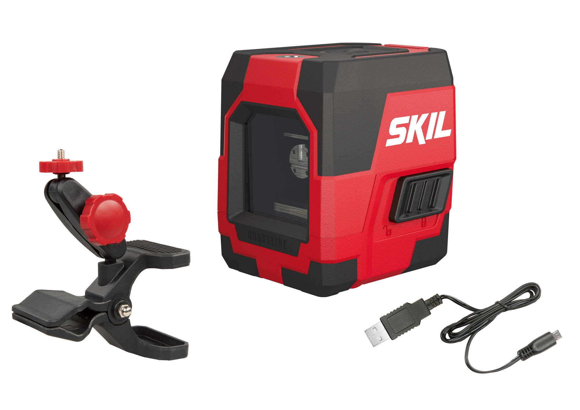 SKIL RED Laser Krosslínu 15 metra USB