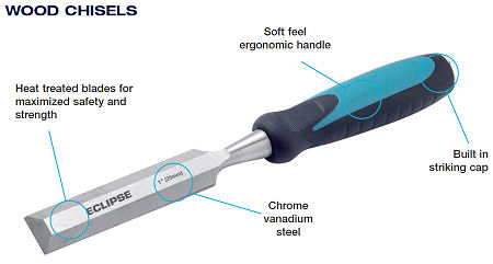 ECLIPSE Sporjárn 6mm 1/4"