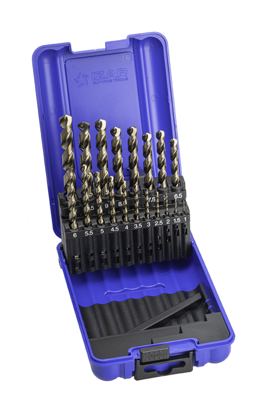 IZAR Stálbor Sett 19 stk MULTI-INOX fyrir ryðfr stál 1-10mm