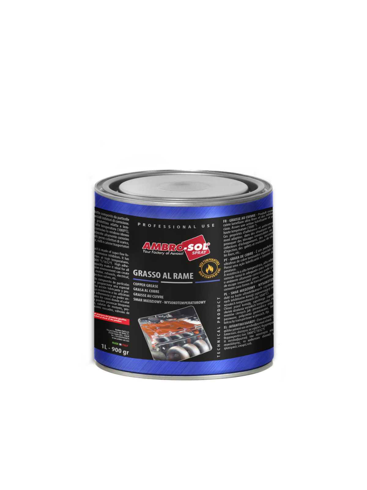 AMBRO-SOL Koparfeiti Copper Grease 900 gr (1 Ltr)