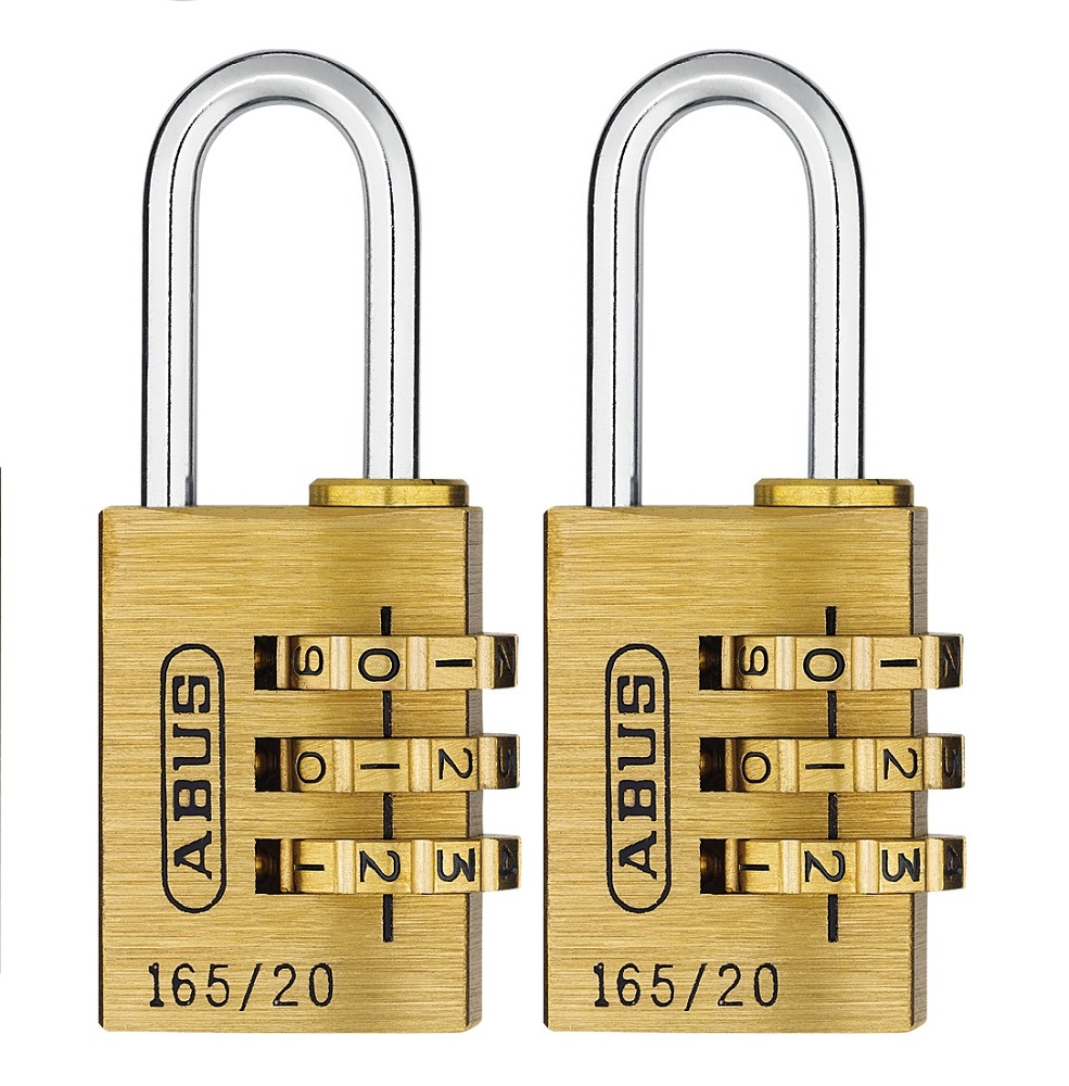 ABUS Talnalás Messing 20mm 3 tölur 2 stk 155/20