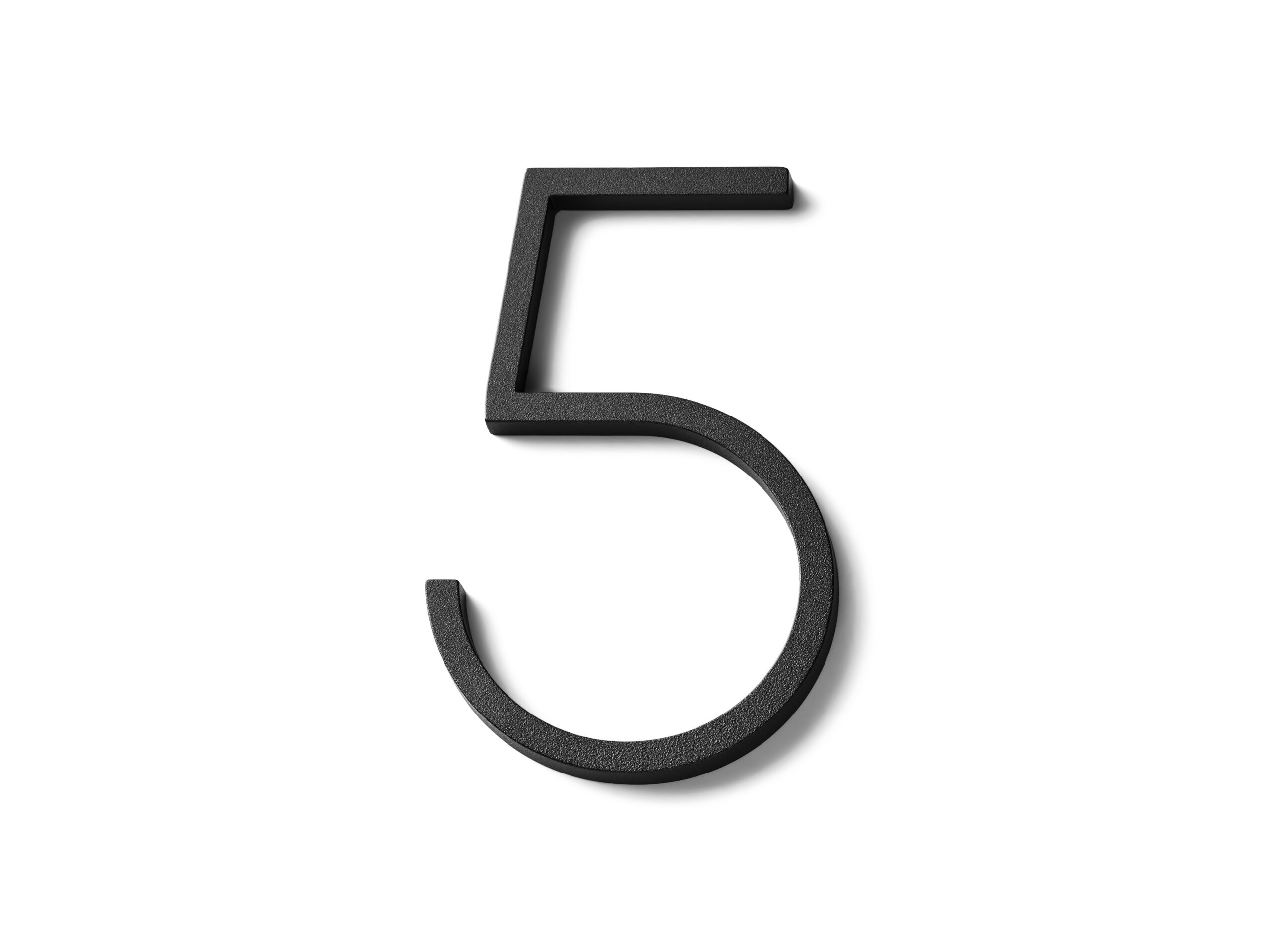 Habo Húsnúmer stórt svart 184mm nr 5