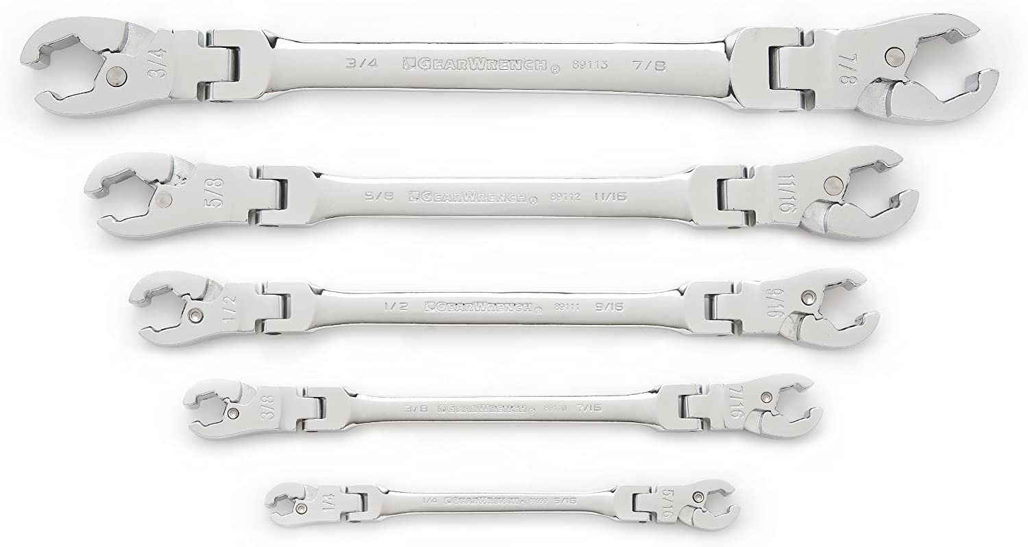 GEARWRENCH Skralllyklasett Lið Flex Flare 6 stk