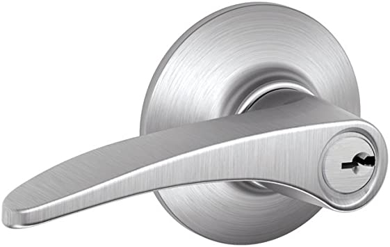 SCHLAGE Hurðarhandfang Manhattan Mattkróm Lykilæst (Kúluhúnaúrtak)