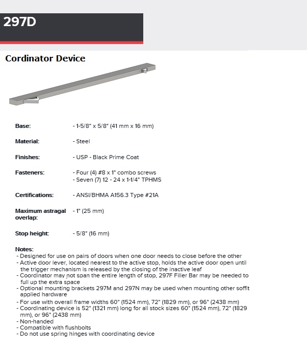 HAGER Hurðaraðari OP 1524mm 297D - Image 2