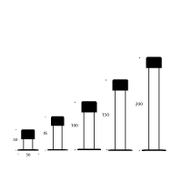 LINE 18 by Randi Hurðarstoppari Vegg 200mm Ryðfrítt Stál - Image 2
