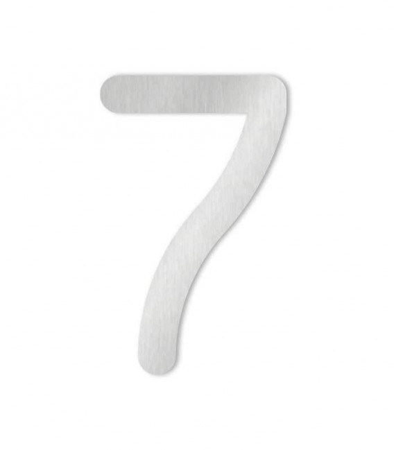 HEIBI Metall Húsnúmer nr 7 MAX 16cm Ryðfr