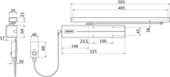 ASSA ABLOY Hurðarpumpa DC700G-FMB Silfur - Image 2