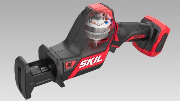 SKIL Sverðsög Hleðslu Kolalaus mótor 12V PWRCORE - Image 2