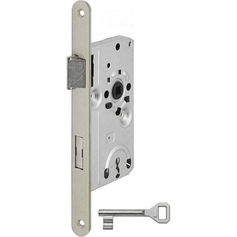 SSF Láshús DIN Þýskur staðall fyrir Salerni WC Silfur Vinstri 55/20/72mm