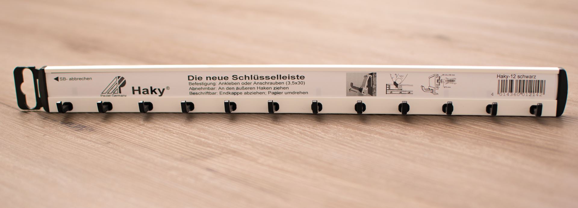 PAULAT Lyklahengi Haky 12 krókar Blátt