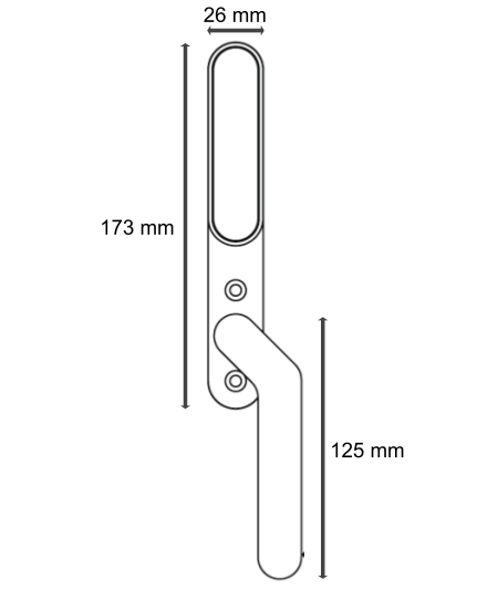 SECUYOU Snjalllás Hægri Innandyra f. svalahurð - Image 3