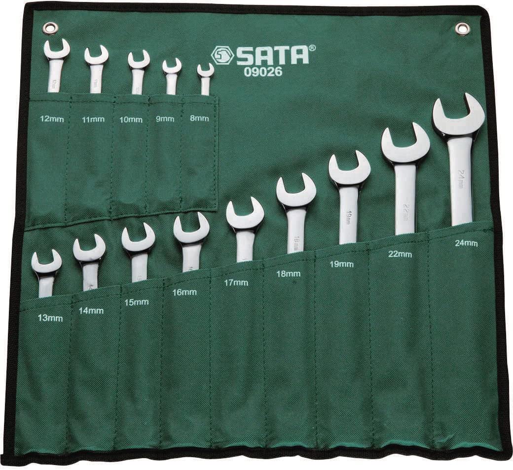 SATA Fastir Lyklar Sett 14 stk 8-24mm ST09026SJ Professional