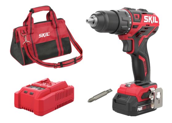 SKIL Borvél Hleðslu 12V PWRCORE 12 2060DA Kolalaus mótor 50Nm 1x2.0Ah Li-Ion rafhl + Hleðslutæki