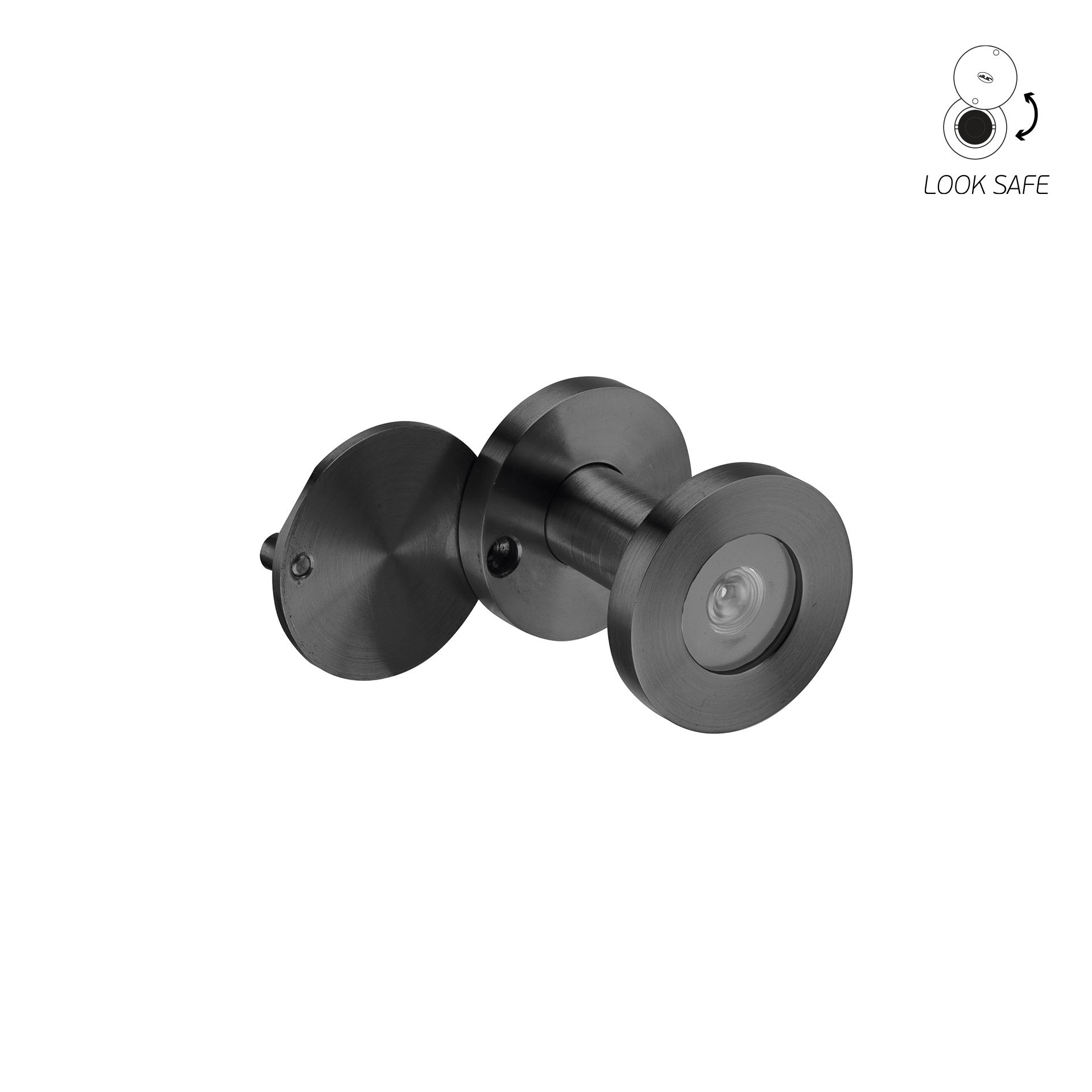 JNF Gægjugat Svart Titanium 35-50mm