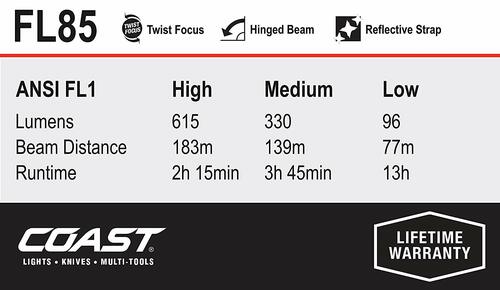 COAST Höfuðljós FL85 - Image 3