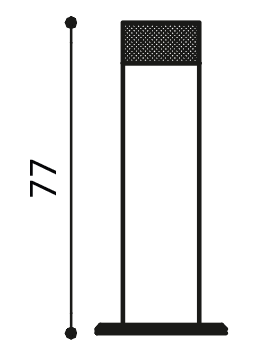 LINE 18 Hurðarstoppari Svartur PVD frá Randi - Image 2
