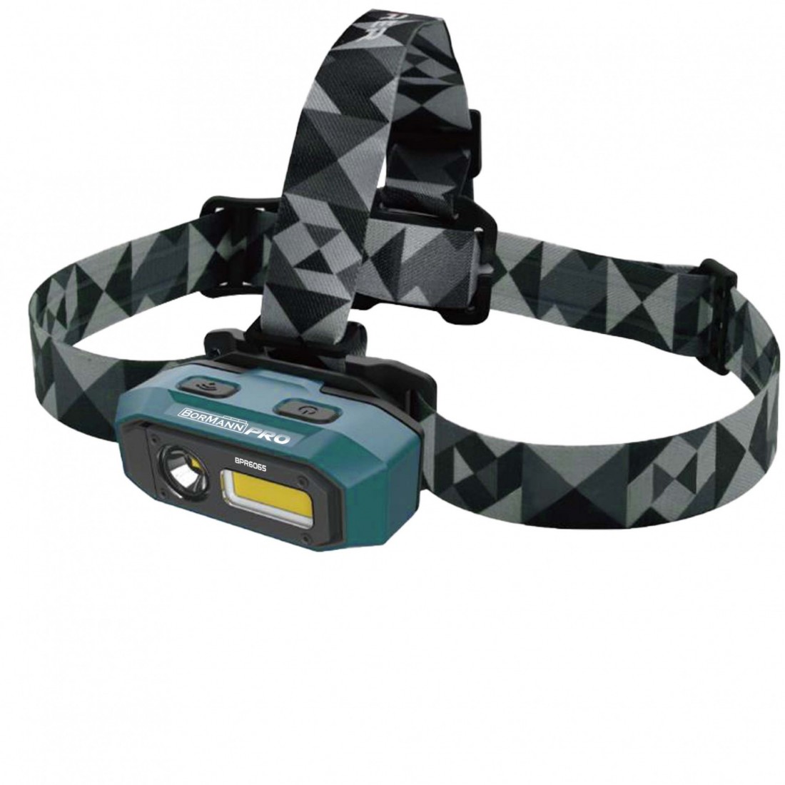 BORMANN Höfuðljós BPR60651000/800/250Lm hlaðanlegt