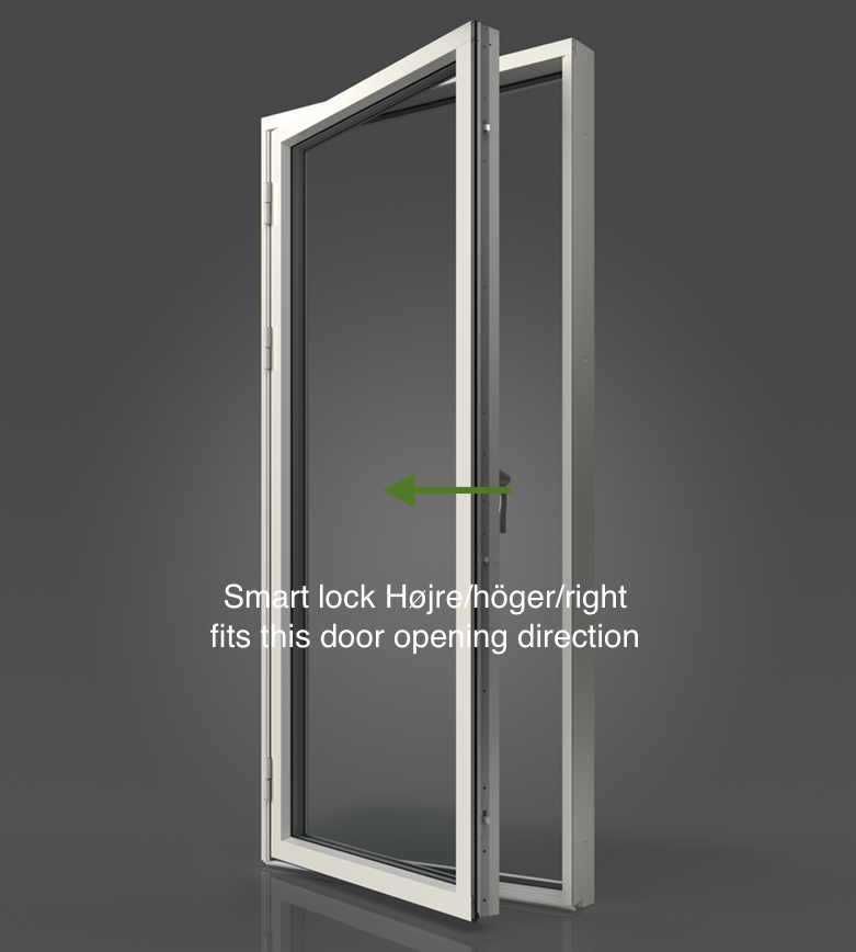 SECUYOU Snjalllás Hægri Innandyra f. svalahurð - Image 2