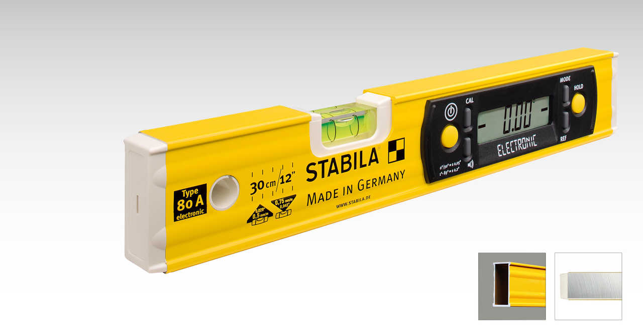 STABILA Hallamál Stafrænt 80 A 30cm