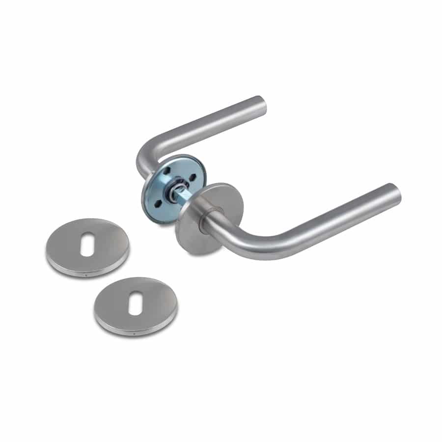 FINA Hurðarh J 16mm m.lykillaufum ASSA+Þýskar Rf