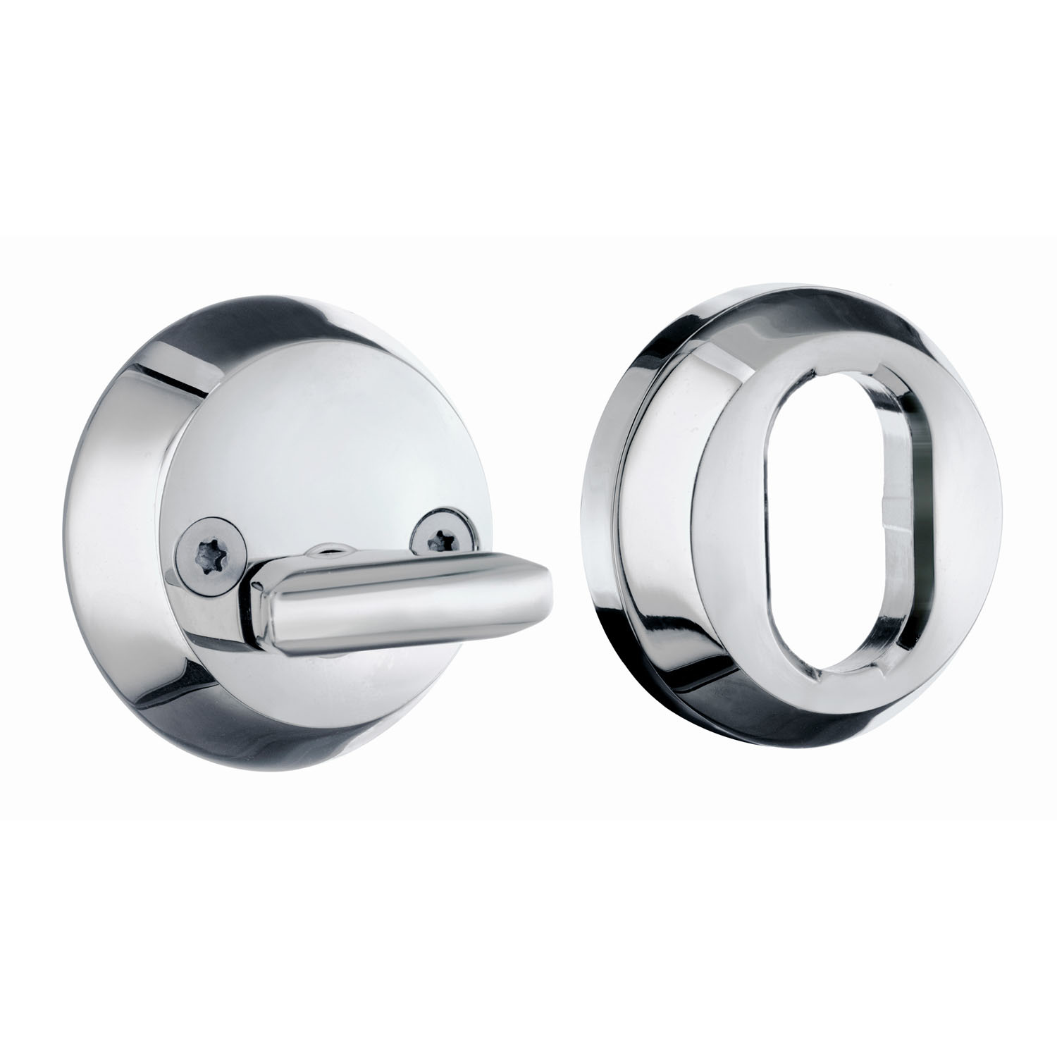 Beslagsboden Sylinderskiltasett f.ASSA Króm B197K