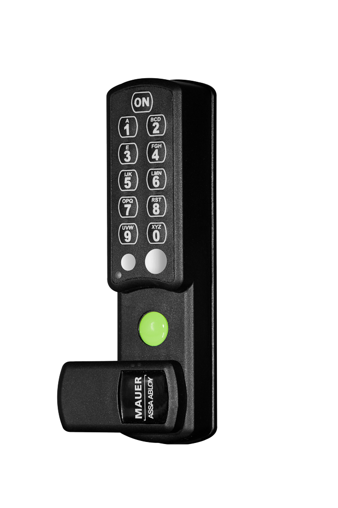 MAUER Takkalás ELLCAM Svartur H/V Fastur kóði (Hjúkrunarheimili ofl)