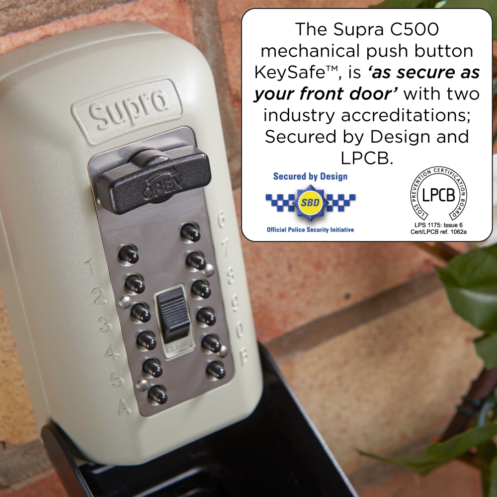 SUPRA Lyklabox KeySafe P500 Öryggis (Áður GE General Electric)