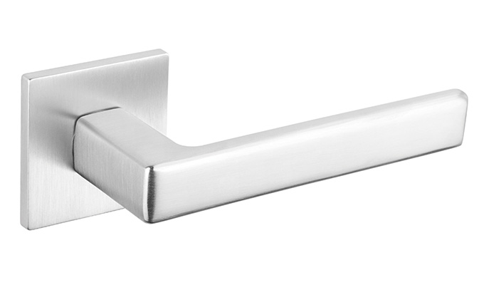 TUPAI Hurðarhandfang 3095 5SQ Mattkróm (96) fyrir Þýskar læsingar