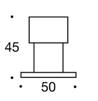 RANDI Hurðarstoppari 45mm 1600 Svartur PVD (Ath ekki réttur litur á mynd) - Image 2