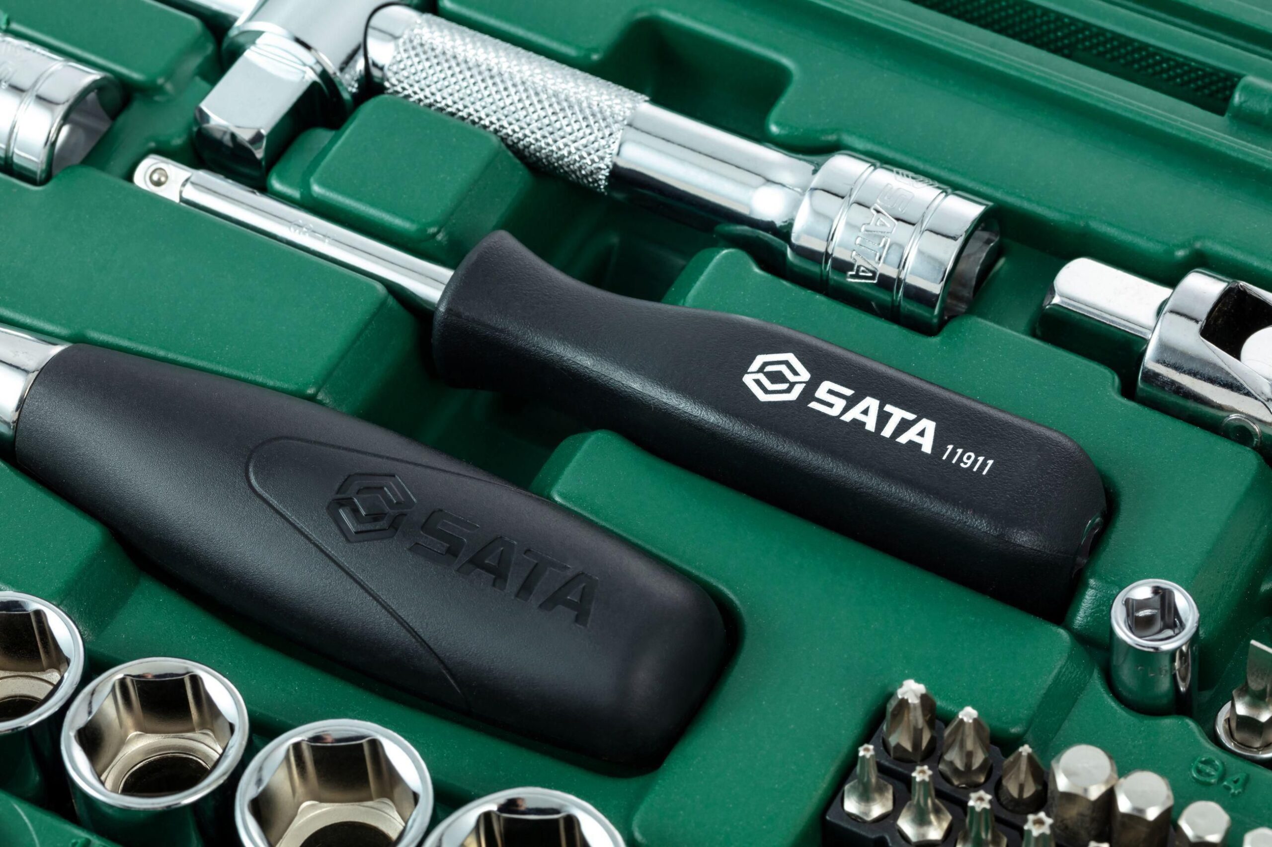 SATA Topplyklasett 60 stk 1/2" 6 point metric ST09007SJ - Image 2