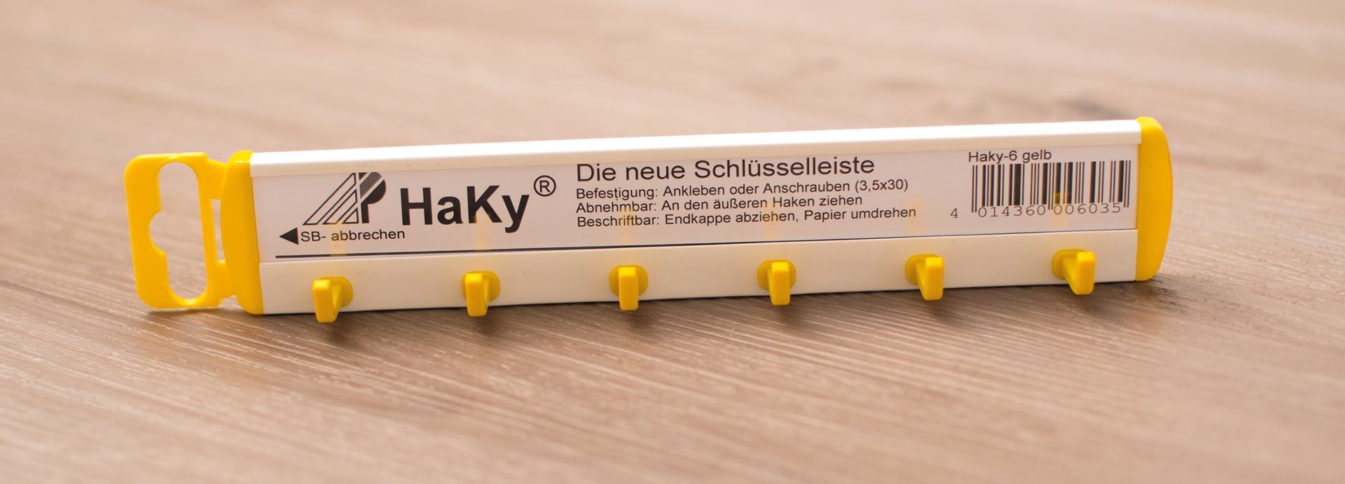 PAULAT Lyklahengi Haky 6 krókar Grænt