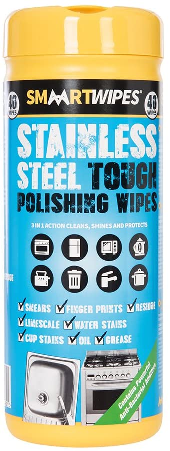 Silverline SMAART WIPES Hreinsiklútar fyrir ryðfrítt stál 40 stk