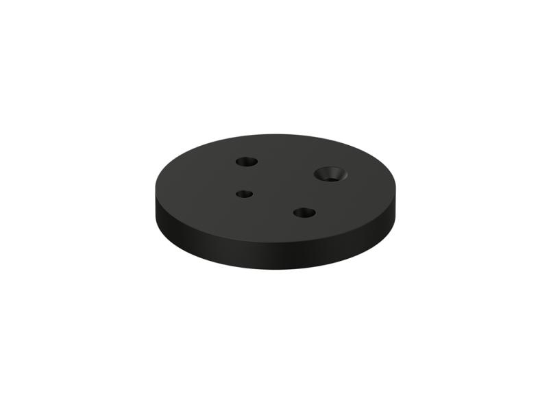 HEWI Millilegg fyrir hurðarstoppara 625B Svart Matt 925.1B.90