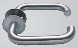 RUKO-LINE Hurðarhandfang U 19mm Ryðfr 316L Fyrir Þýskar læsingar