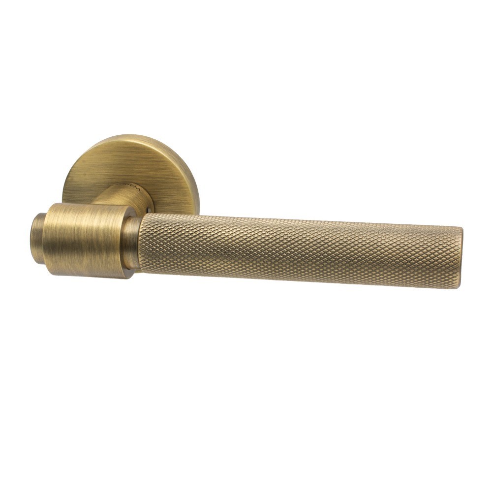 BESLAG DESIGN Hurðarhandfang Helix Antik Brons Fyrir Þýskar læsingar