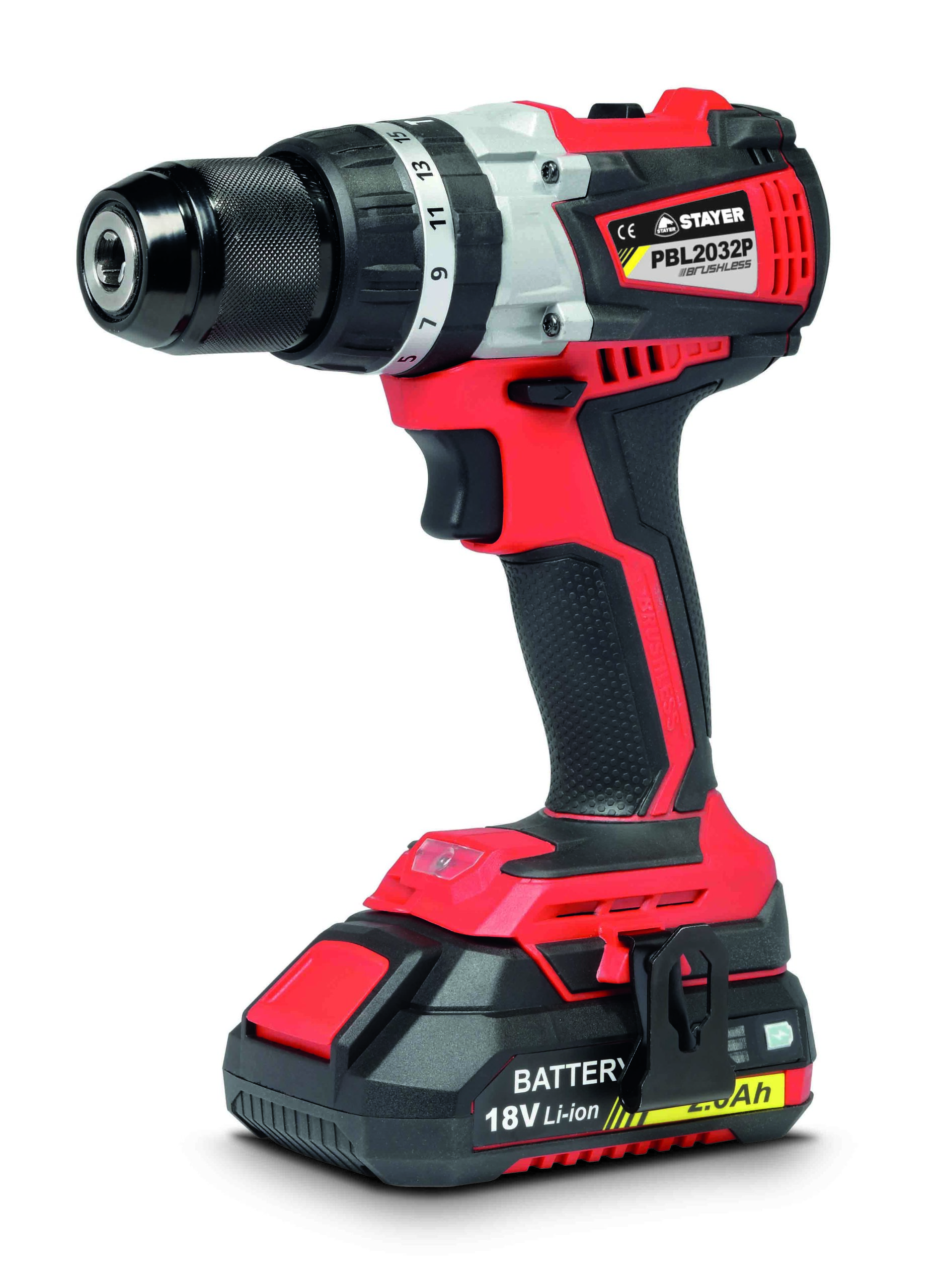 STAYER Borvél Hleðslu 18V 2x2.0Ah 50Nm Kolalaus PBL2032P L20