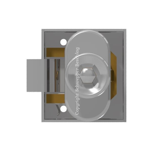GSV SCHWEPPER Skápalæsing 4340 Mattkr fyrir t.d. skip og báta