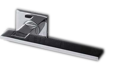 FROST Hurðarh Kube 1006 Rf Glans KANTAÐUR F.ASSA + Þýskar læsingar