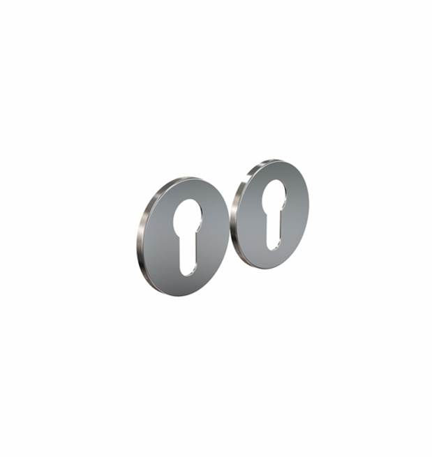 FROST Sylinderskilti PZ DIN Element 3001 Hringlaga Ryðfr f.Þýskar læsingar