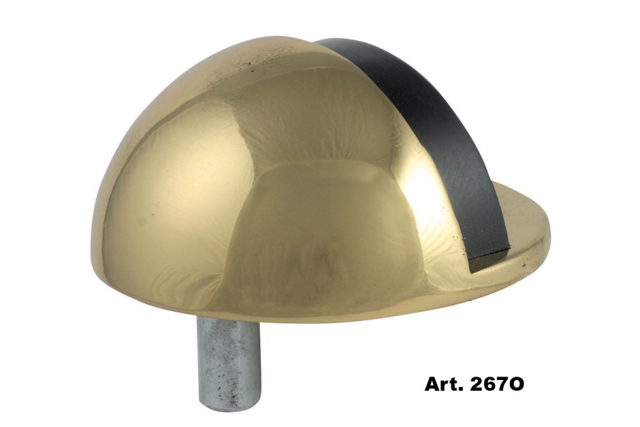 IBFM Hurðarstoppari Hálfmáni Messing 267 PB