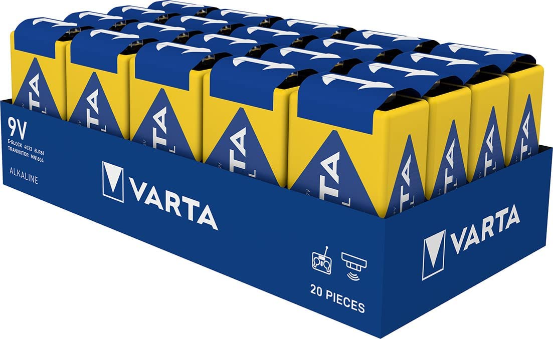 VARTA Rafhlöður Industrial 9V VERÐ PR STK