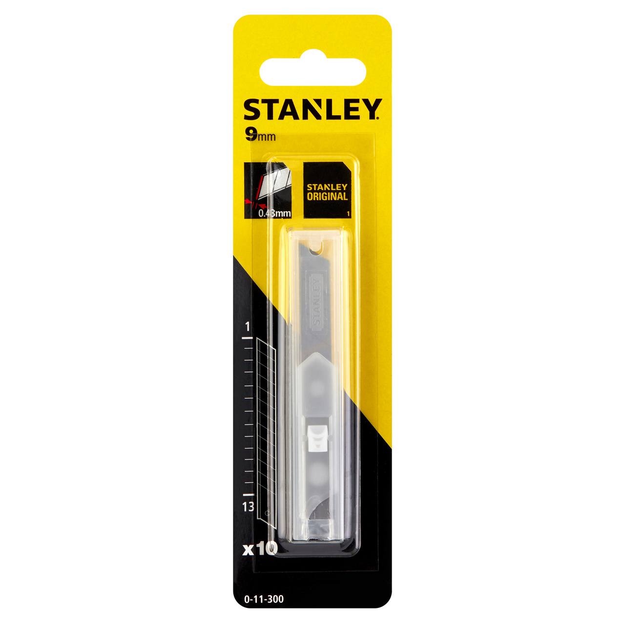 Stanley Hnífablöð brota 9mm 10 stk 0-11-300