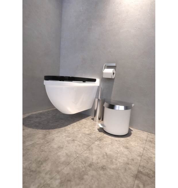 FROST Ruslafata Hvít með ryðfríu loki SMALL N3001-BW - Image 5