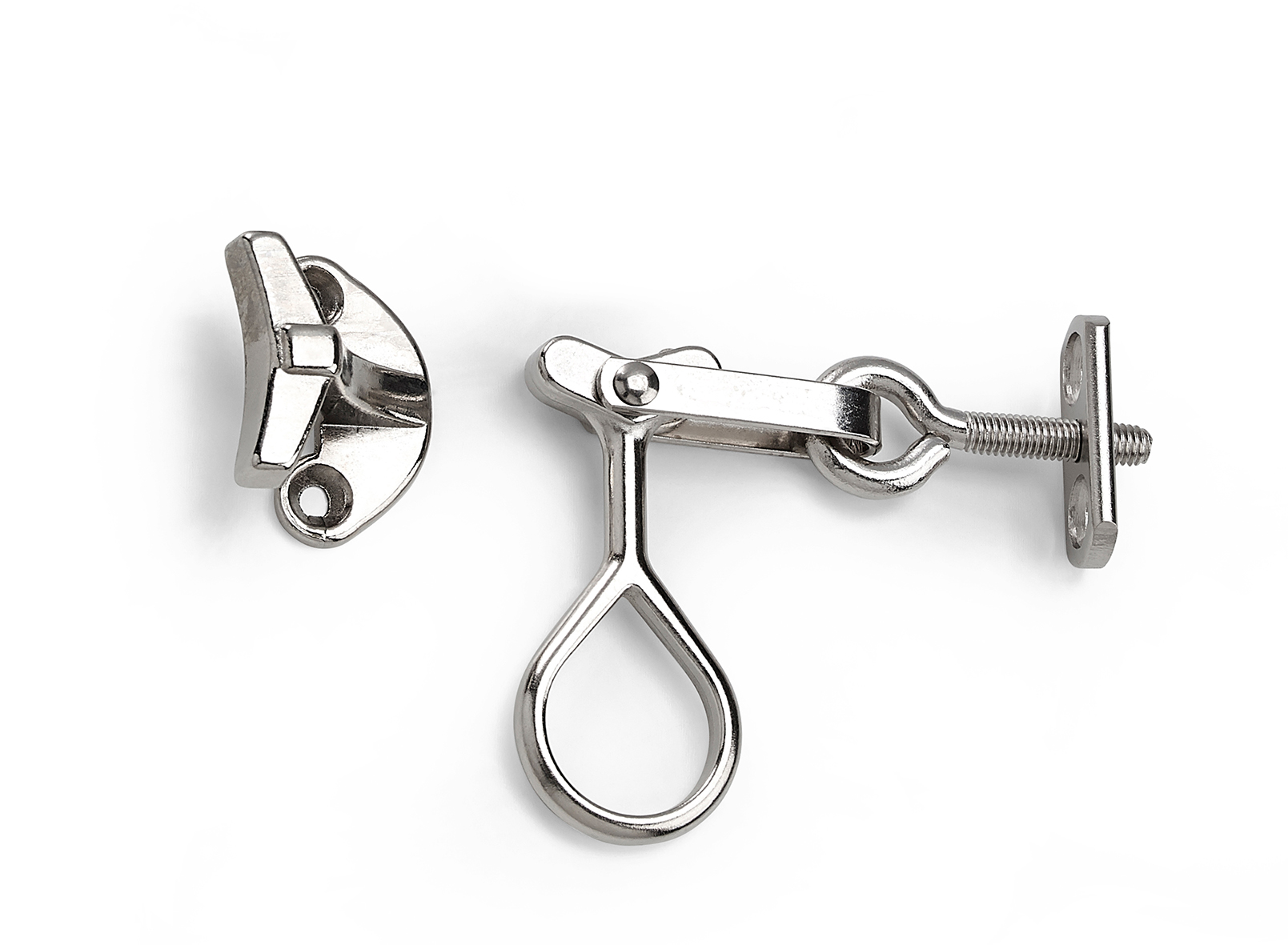 HABO Gluggakrækja 281 Nikkel 2 stk