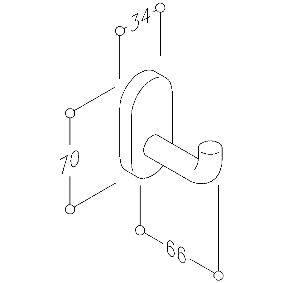 NORMBAU Snagi Hvítur Nylon WH57 - Image 2