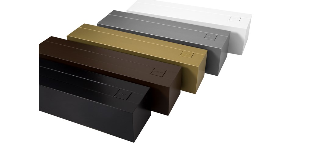 ABLOY Hurðarpumpa EN2-5 BC Innbyggður hurðarstoppari Koparlit DC335 án arms