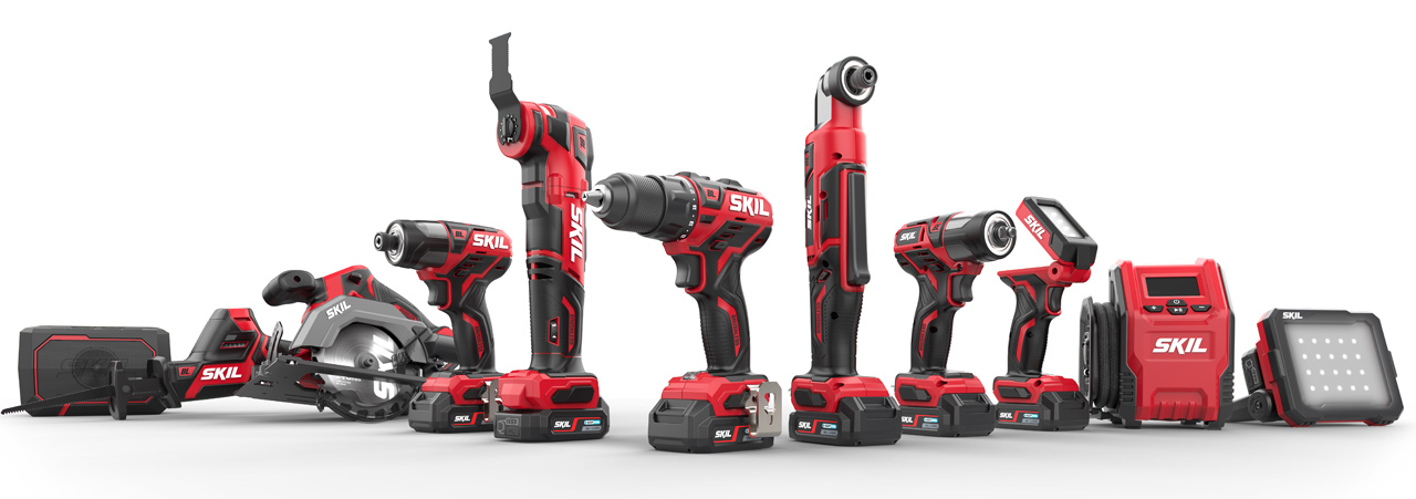 SKIL Vinkilskrúfvél Hleðslu Kolalaus mótor 12V PWRCORE